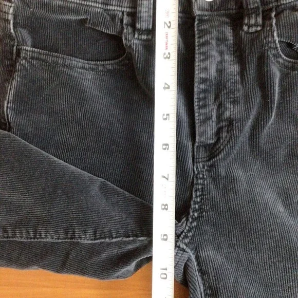 SALE Women's American‎ Eagle Super Stretch Black High Rise Corduroy Jegging - Picture 8 of 11